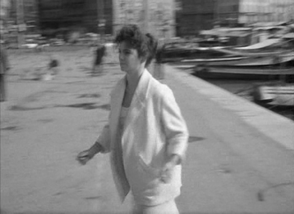 Filmszenen aus Jean-Luc Godards AUSSER ATEM