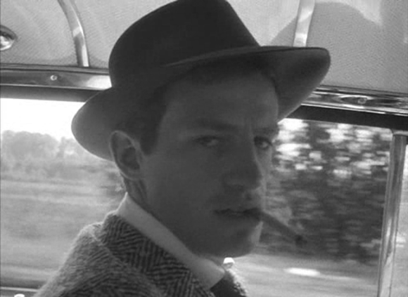 Filmszenen aus Jean-Luc Godards AUSSER ATEM