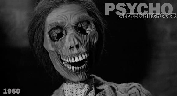 Filmszenen aus Alfred Hitchcocks PSYCHO