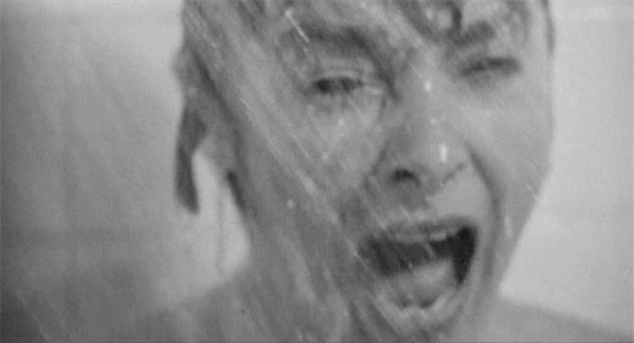 Filmszenen aus Alfred Hitchcocks PSYCHO