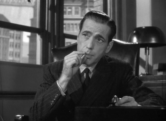 Filmszenen aus John Hustons DER MALTESER FALKE