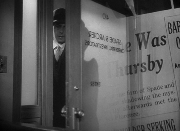 Filmszenen aus John Hustons DER MALTESER FALKE