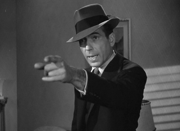 Filmszenen aus John Hustons DER MALTESER FALKE